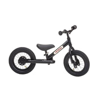 Trybike 2 in 1 Steel Balance Bike - Black