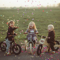 Trybike 2 in 1 Steel Balance Bike - Black