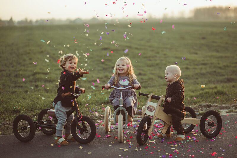 Trybike 2 in 1 Steel Balance Bike - Black