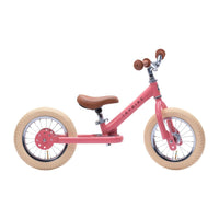 Trybike 2 in 1 Vintage Steel Balance Bike - Pink